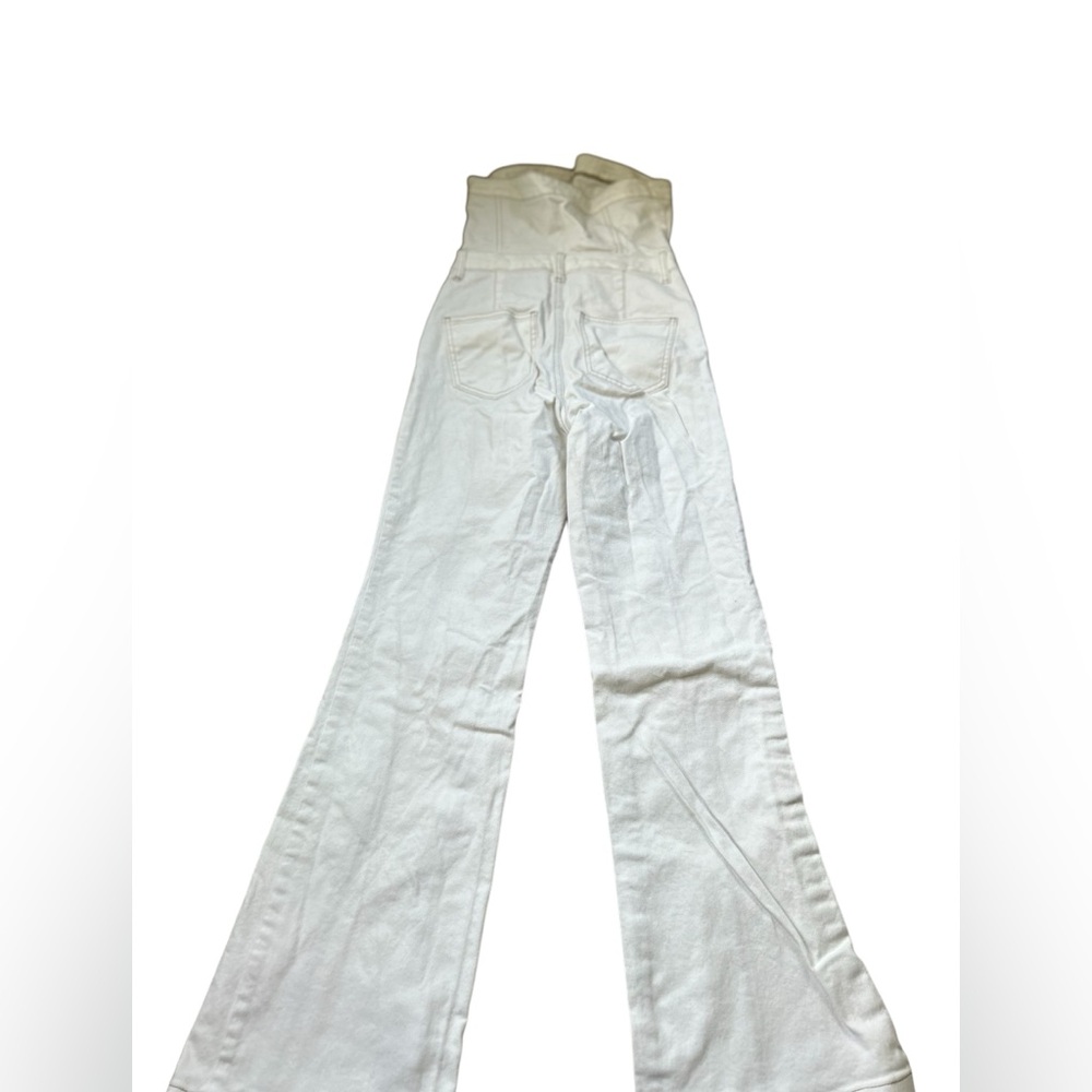 PAC Sun White Denim Strapless Jumpsuit - Picture 3 of 11